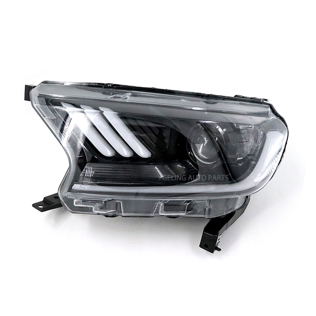 Farol LED modificado para Ford Ranger 2014-2017