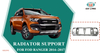 แผงรองรับหม้อน้ำด้านหน้าสำหรับ Ford Ranger T7 2014 2015 2016 2017