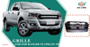 Ford Ranger T7 i&ccedil;in Modifiye Siyah Izgara