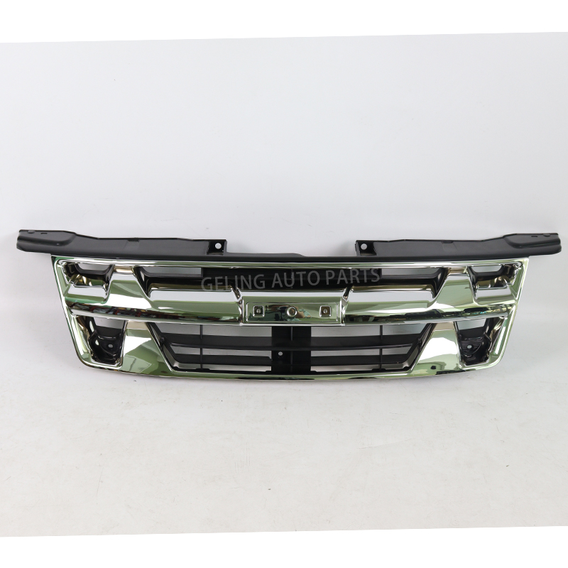Grade preta cromada para Isuzu Dmax D-max 2009 2010 2011