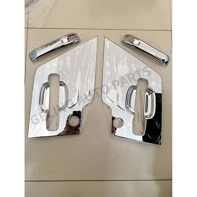 Embellecedor de panel de manija de puerta exterior cromado para Hino 500