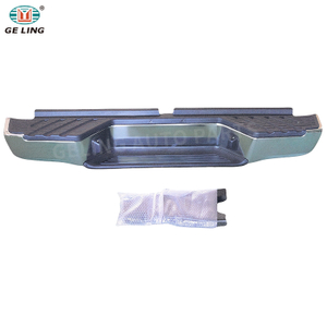 Nissan Navara Frontier D22 İ&ccedil;in Krom Arka Tampon