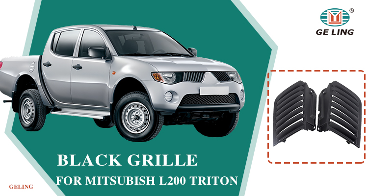 suku cadang mobil Black Grille untuk Mitsubishi L200 Triton 2005